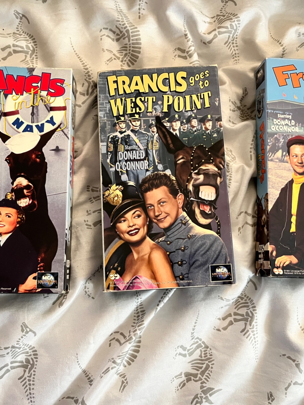 Universal Francis Goes to West Point VHS - Yellow, Blue, Black, Brown